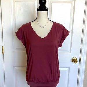 Plum Bodysuit from Express. Size Medium.